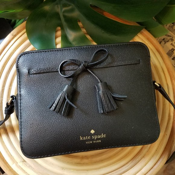 kate spade Bags Kate Spade Hayes Camera Bag Crossbody Black Warm